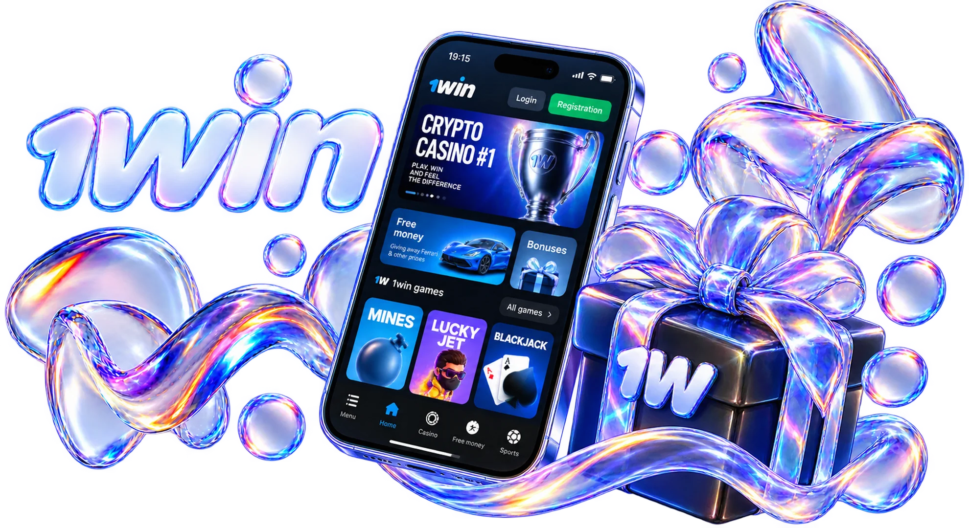 Claim welcome package and express accumulator bonuses on mobile app.