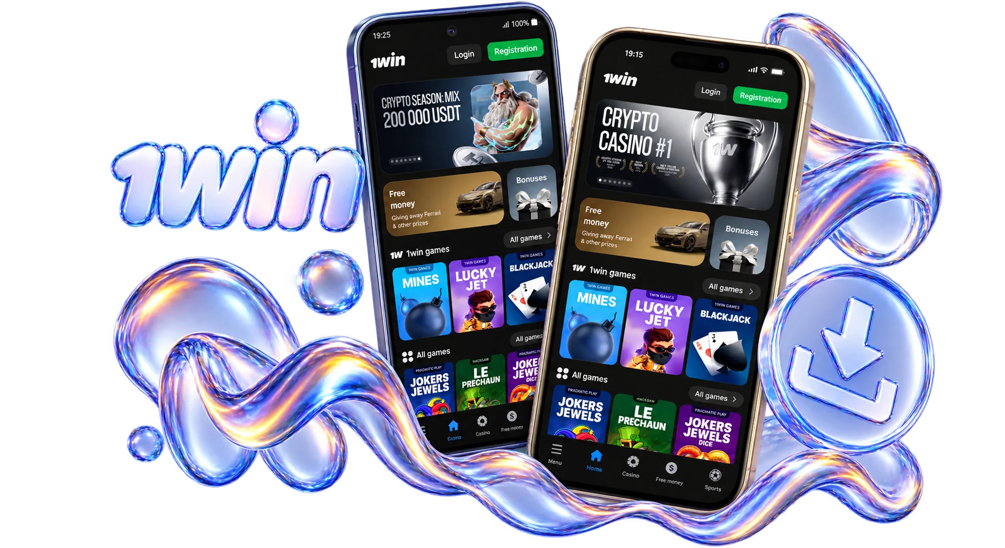 Download 1win mobile app for Android APK and iOS PWA.